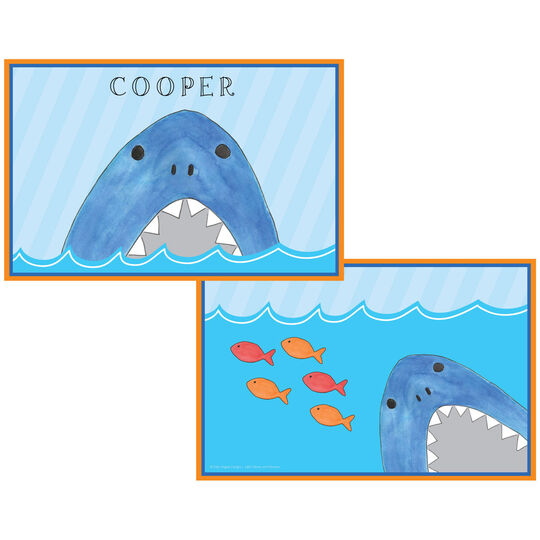 Sharks and Minnows Laminated Placemat